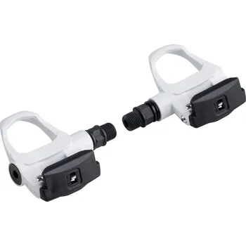 Pedál na kolo pedály FORCE nášlapné silniční + zarážky, bílé + Výměna dárku do konce ledna 2026