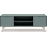 TV stolek šedozelený 140x53x40 cm Pisco – Marckeric ID_1551946