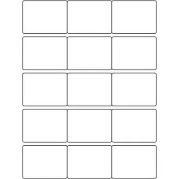 Speciální papír Etikety PRINT 68x50 mm bílé lesklé pro inkoustový tisk (50xA4)