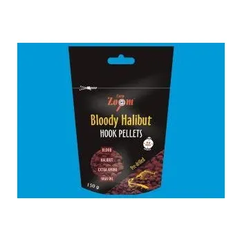 CarpZoom Pelety s dírou Bloody Halibut Pellets 20mm 150gr