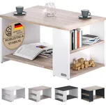 Deuba Konferenční stolek Santa Cruz 90x59x47cm - bílý/dub