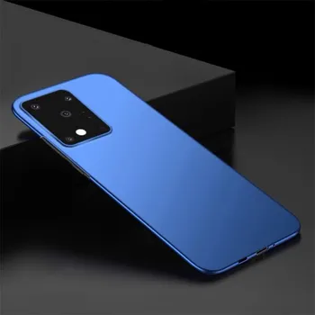 Pouzdro na mobilní telefon Ochranný plastový kryt pro Samsung Galaxy S20 Ultra G988F - modrý