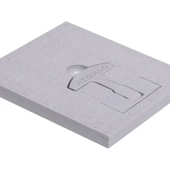 Dakota poklop s madlem zelená 200 x 200 mm | cena za ks