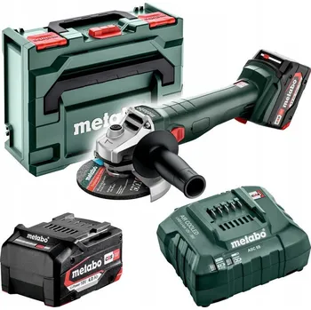 Bruska Metabo W 18 7-125 Aku úhlová bruska (18V/2x4,0Ah/125mm) +MetaBOX 602371510 free_delivery