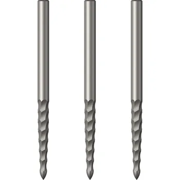 Příslušenství pro šipky Mission Kovové hroty Lunar FS - Silver - 36 mm