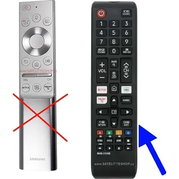 Dálkový ovladač tlačítkový pro Samsung BN59-01327B náhradní