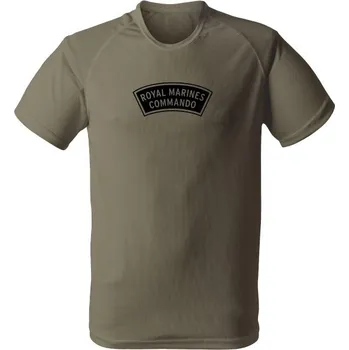 Funkční tričko ROYAL MARINES COMMANDO - olivová