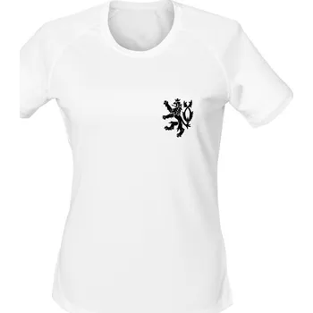 Dámské tričko Funkční dámské tričko Czech Armed Forces Lion Simple - bílá