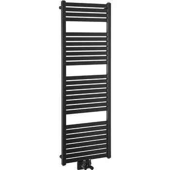 Radiátor TONDI otopné těleso rovné 450x1330 mm, středové připojení, černá mat