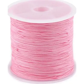Příze Polyesterová šňůra Ø0,5 mm - růžová
