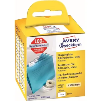 Kancelářské potřeby Termoetikety 50 x 12 mm, 220 ks DYMO S0722460 (99017)