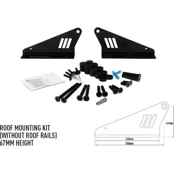 Přední světlomet Montážní sada LAZER pro uchycení LED rampy na střechu