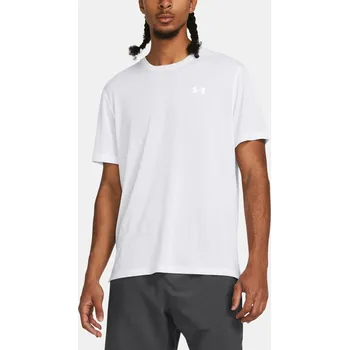Pánské tričko Pánské funkční tričko Under Armour UA LAUNCH SPLATTER SS-WHT - bílé Velikost: M