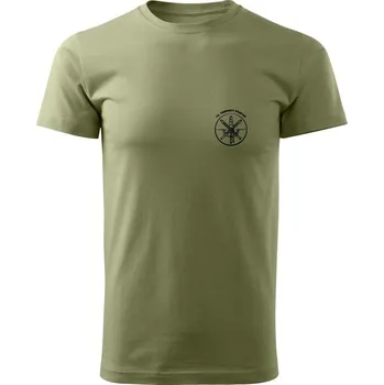 Tričko 73. tankový prapor Simple - olivová