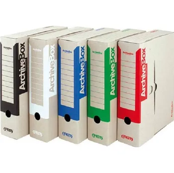 Kancelářské potřeby archivační box Emba 33x26x7,5 cm Ešv černá