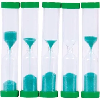 Dřevěná hračka Bigjigs Toys Přesýpací hodiny 30 sekund 1 ks zelené