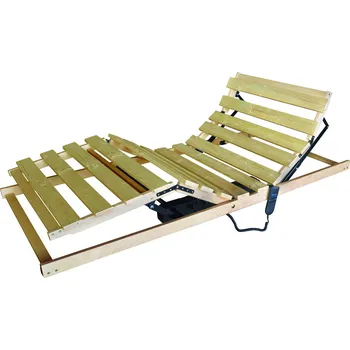 Postelový rošt TEXPOL BASE MOTOR - laťový polohovatelný motorový rošt s nosností 120 kg 140 x 220 cm, smrkové latě + březové nosníky