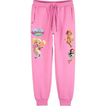 Růžové tepláky Fazolčina Kavárna Velikost: 128 - 7/8let