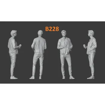 Příslušenství k autodráze Figurka, postavička diváka B228