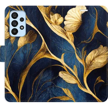 Pouzdro na mobilní telefon Flipové pouzdro iSaprio - GoldBlue - Samsung Galaxy A53 5G