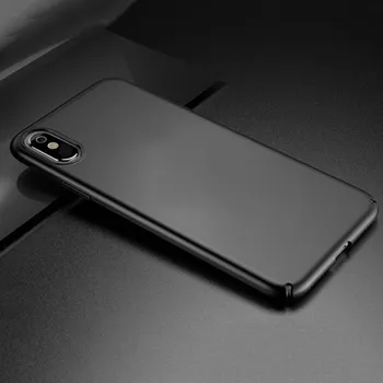 Pouzdro na mobilní telefon Ochranný plastový kryt pro Xiaomi Redmi 9A - černý