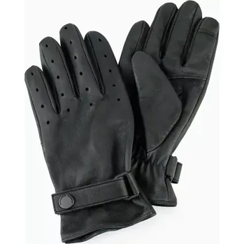 Šála PORSCHE DESIGN Active leather gloves Rukavice kožené sportovního střihu černá (Elegantní kožené rukavice od Porsche Design s Touch Tec na ukazováčku a palci.)