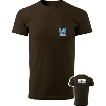 Pánské tričko Tričko United Krav Maga - hnědá