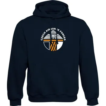 Pánská mikina Mikina s kapucí CAF 43rd Airborne Battalion - námořní modrá