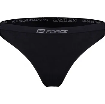 Pánské termo spodní prádlo FORCE dámské spodní prádlo-brazilky 3 pack, černé Velikost: XS-S + Výměna dárku do konce ledna 2026