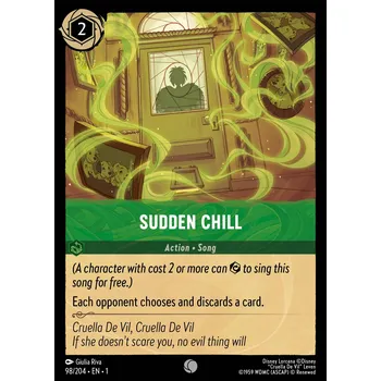 Karetní hra Sudden Chill 098/204 - The First Chapter Typ karty: Foil