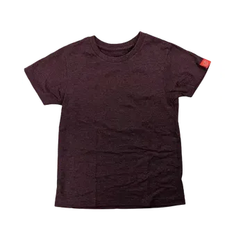 dětské tričko Singltrek Mist melange červené