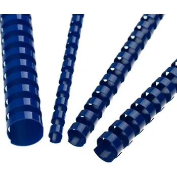 Vázací hřbet Hřebeny plastové 19 mm modré NONAME