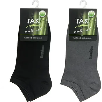 Pánské ponožky Pánské ponožky Tak Natural Bambus 1429 bílá 41-43