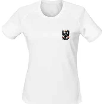 Dámské tričko Dámské funkční tričko SLEZSKÁ ORLICE Simple - bílá