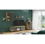 FALCO Obývací stěna Robie B grafit/artisan