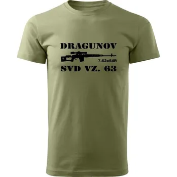 Pánské oblečení Tričko SVD Dragunov - olivová