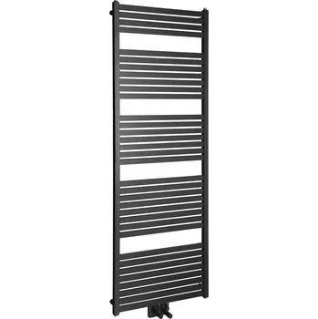 Radiátor TONDI otopné těleso rovné 600x1690 mm, středové připojení, černá mat