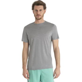 Pánské tričko Pánské merino triko krátký rukáv ICEBREAKER Mens 125 Cool-Lite Sphere III SS Tee, Metro Heather velikost: XL