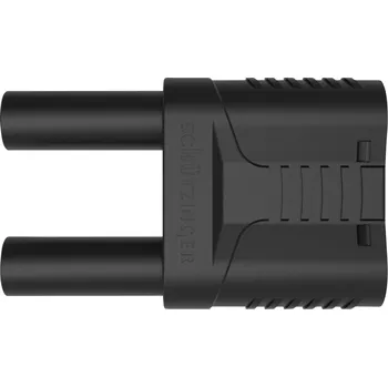 Krokosvorka Schützinger SKURZ 6100 / 19-4 IG 2MB Ni / SW bezpečnostní zkratovací můstek černá 1 ks