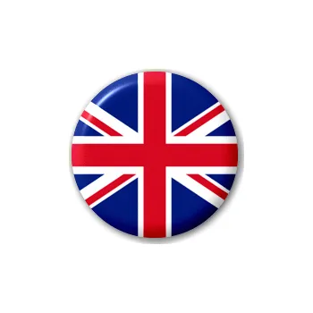 Placka vlajka Velká Británie 25 mm