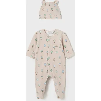 Kojenecký overal s čepicí Mayoral 1721 Rozměr: 6 - 9 měsíců, 75 cm