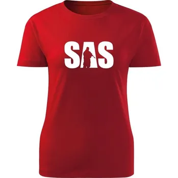 Dámské tričko Dámské tričko SAS Rifleman - červená