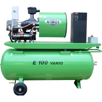 Kompresor Šroubový kompresor Atmos Albert E.100 Vario + vzdušník + sušička