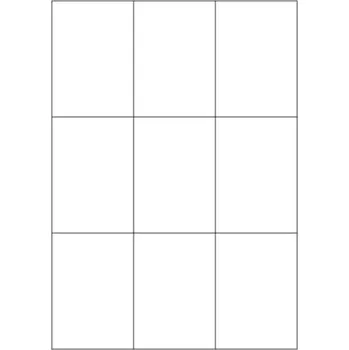 Speciální papír Etikety PRINT 70x99 mm (100xA4) - bílý strukturovaný papír