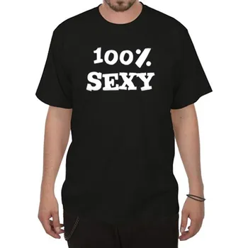 Pánské tričko Tričko černé 100% Sexy - velikost XL