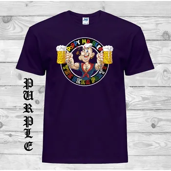 detske-levne-bavlnene-tricko-potisk-Pepek-namornik-pivo Barva: Purple - purpurová, velikost: 152