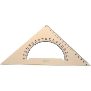 pravítka trjúhelník 45/177 s úhloměrem