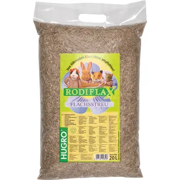 Podestýlka pro hlodavce 20l Hugro RODIFLAX lněné stelivo