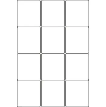 Samolepící etiketa Etikety PRINT 63,5x72 mm bílé (100xA4)