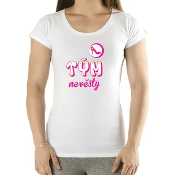 Dámské tričko Tričko Tým nevěsty - velikost L